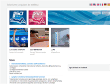 Tablet Screenshot of es.isoitalia.com
